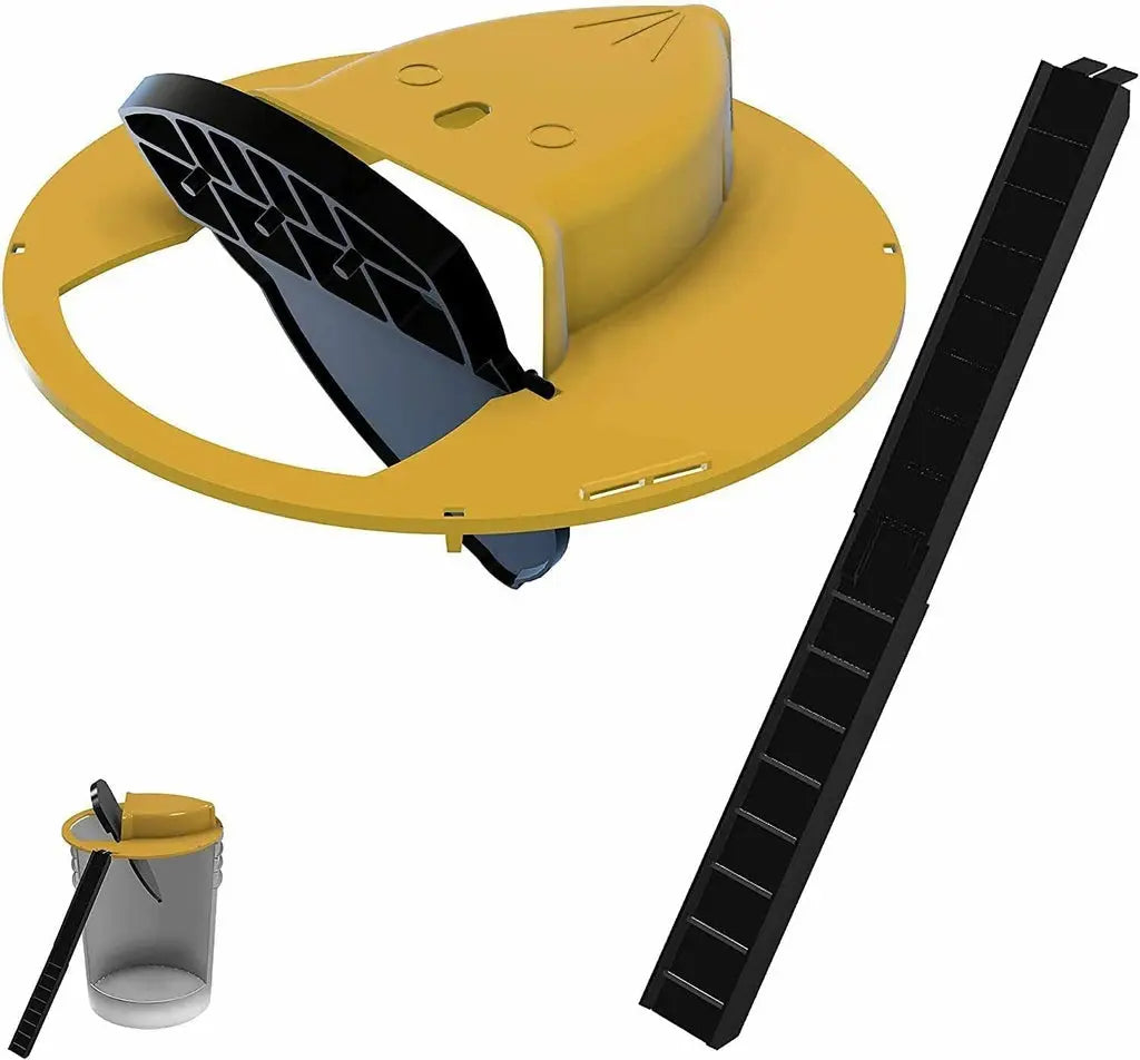 Rodent Trap Enclosed Catch Counterweighted Plank