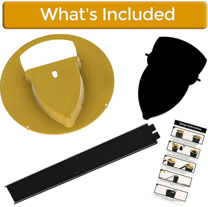 Rodent Trap Enclosed Catch Counterweighted Plank