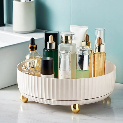 Rotating Storage Tray 360-Degree Turntable Compact Organizer