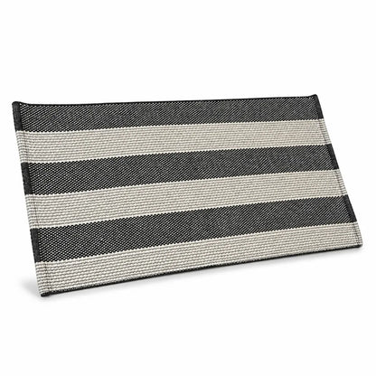 Runner Rug Striped Cotton Blend Anti-Slip