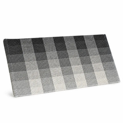 Runner Rug Striped Cotton Blend Anti-Slip