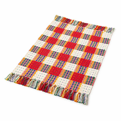 Runner Rug Striped Cotton Blend Anti-Slip