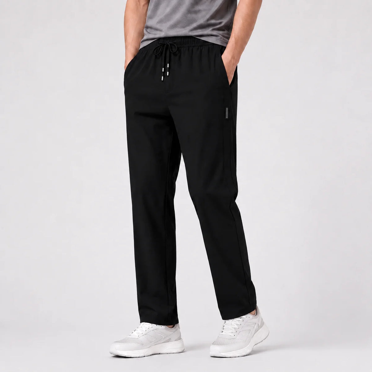 Running Pants Breathable Quick-Drying Drawstring Waist