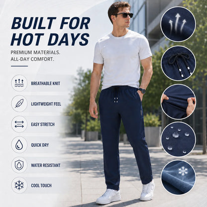Running Pants Breathable Quick-Drying Drawstring Waist