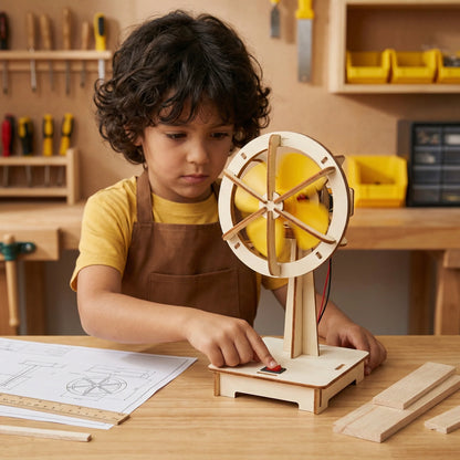 STEM Building Kit Wooden Working Model Ages 8+