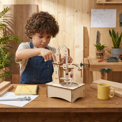 STEM Building Kit Wooden Working Model Ages 8+
