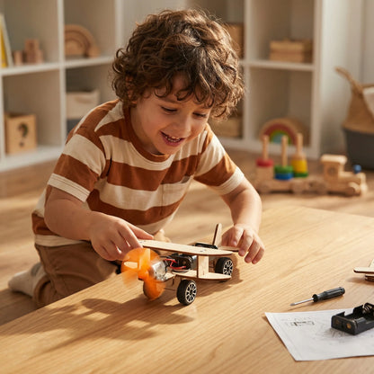 STEM Building Kit Wooden Working Model Ages 8+