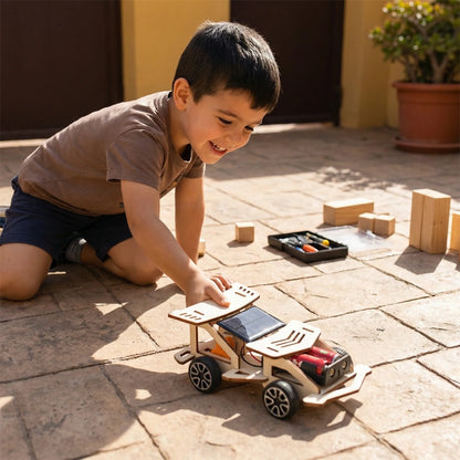 STEM Building Kit Wooden Working Model Ages 8+