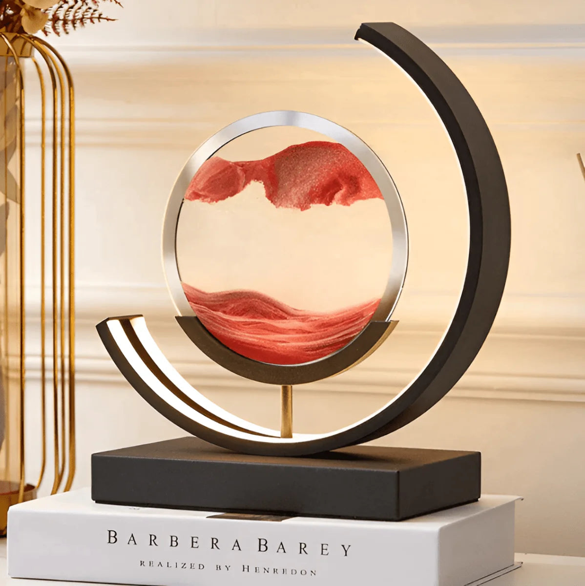 Sand Lamp Flowing Sand Dimmable Light