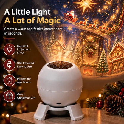 Scene Projector USB-Powered Compact Holiday Light