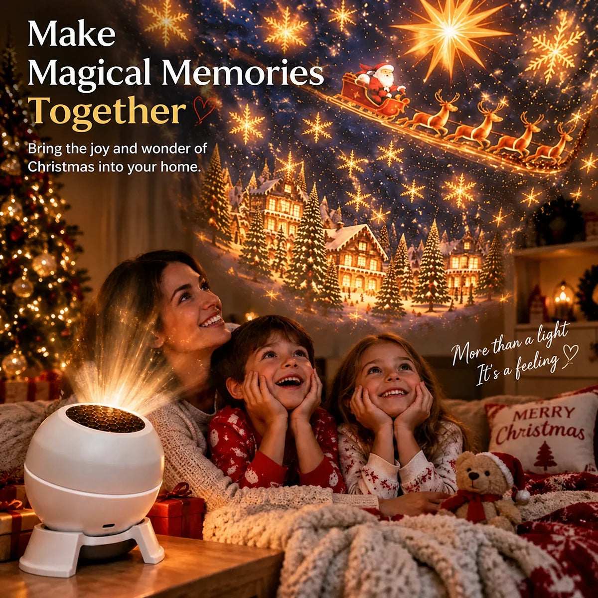 Scene Projector USB-Powered Compact Holiday Light