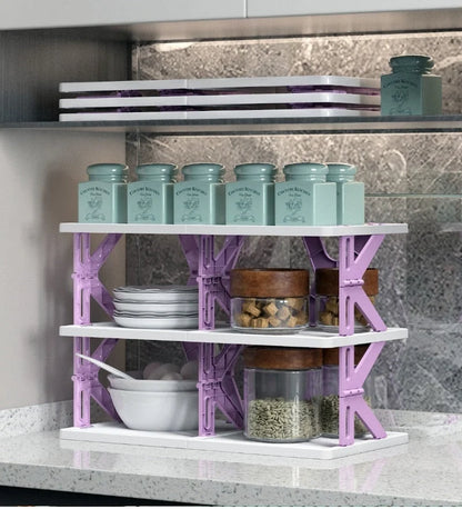 Shoe Storage Organizer Foldable & Stackable Space-Saving
