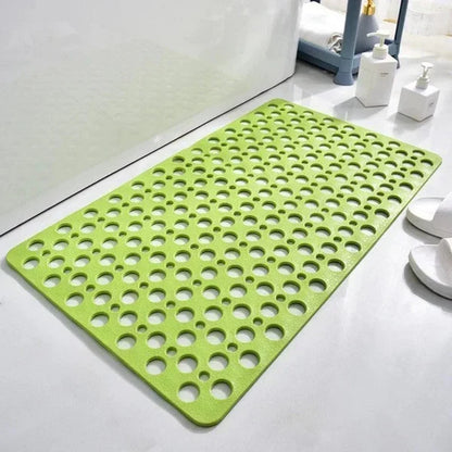 Shower Mat Textured Non-Slip Suction Backing & Drainage