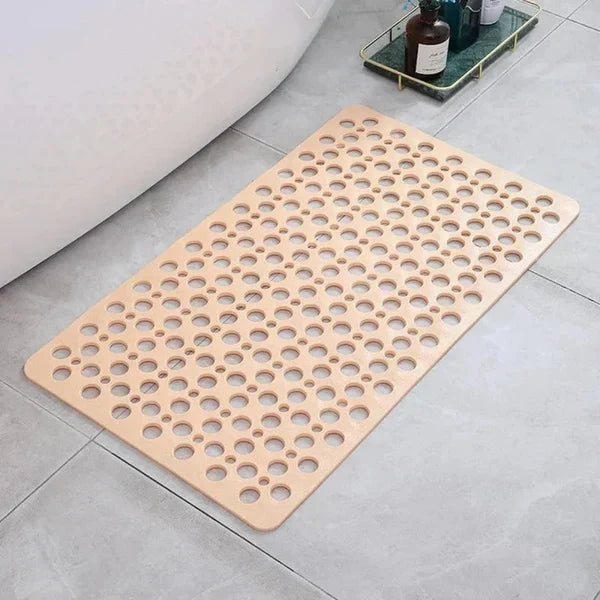 Shower Mat Textured Non-Slip Suction Backing & Drainage