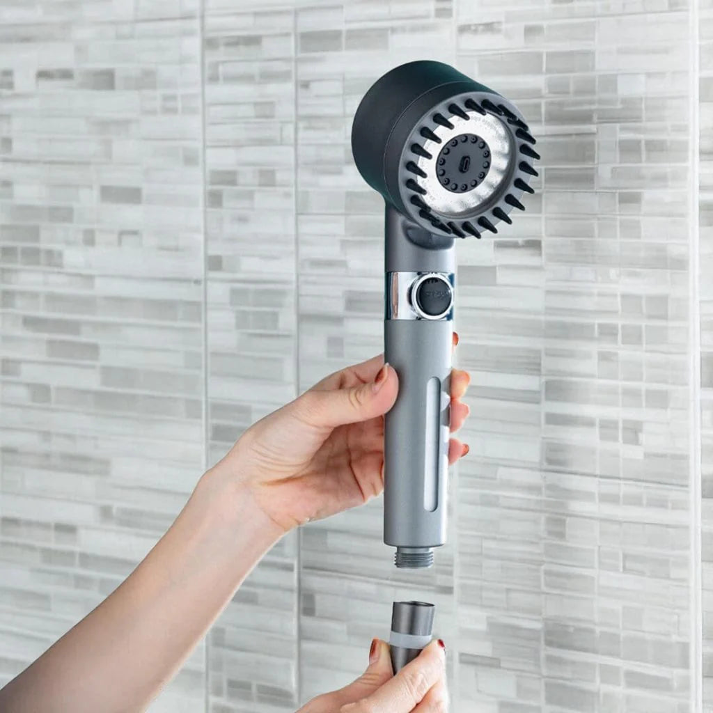 Showerhead 3 Spray Settings Built-In Replaceable Filter