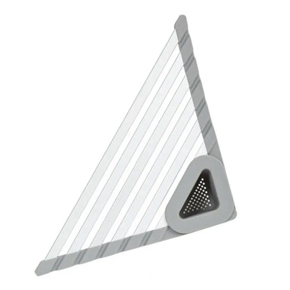 Sink Corner Storage Rack Triangular Non-Slip Quick-Dry Ventilation