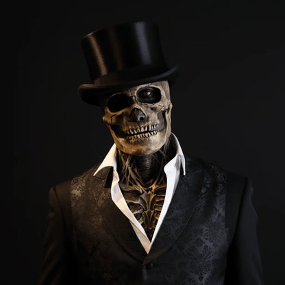 Skeleton Mask Full-Face Breathable Ventilated Design