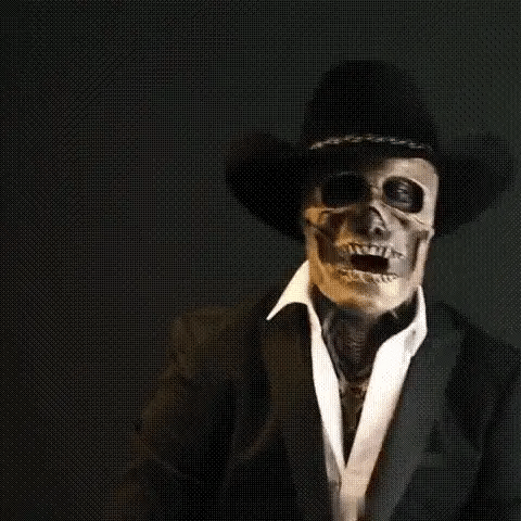 Skeleton Mask Full-Face Breathable Ventilated Design