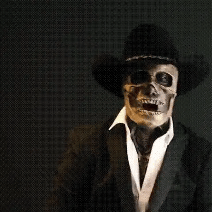 Skeleton Mask Full-Face Breathable Ventilated Design