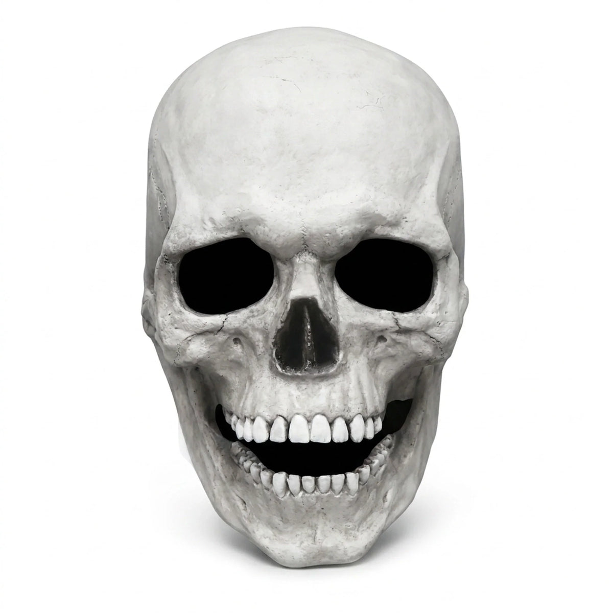 Skull Mask Full-Head Coverage Movable Jaw Soft Latex