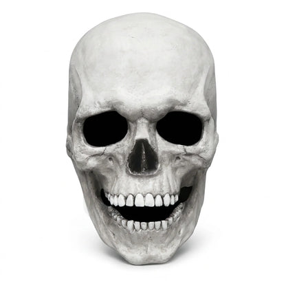 Skull Mask Full-Head Coverage Movable Jaw Soft Latex