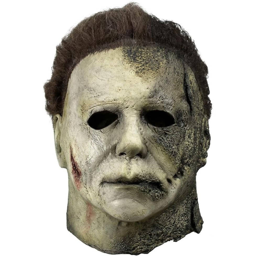 Slasher Mask Natural Latex Full Head & Neck Coverage With Attached Hair