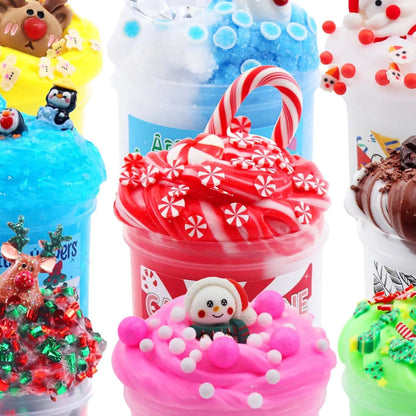 Slime Advent Calendar 24-Day Non-Sticky Slime & Charms