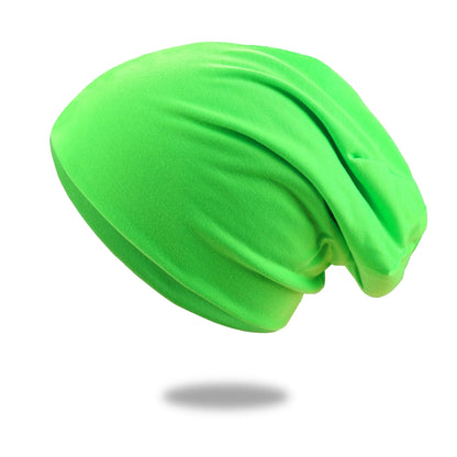 Slouch Beanie Cotton Blend Breathable Stretch Fit