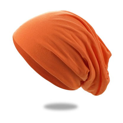 Slouch Beanie Cotton Blend Breathable Stretch Fit