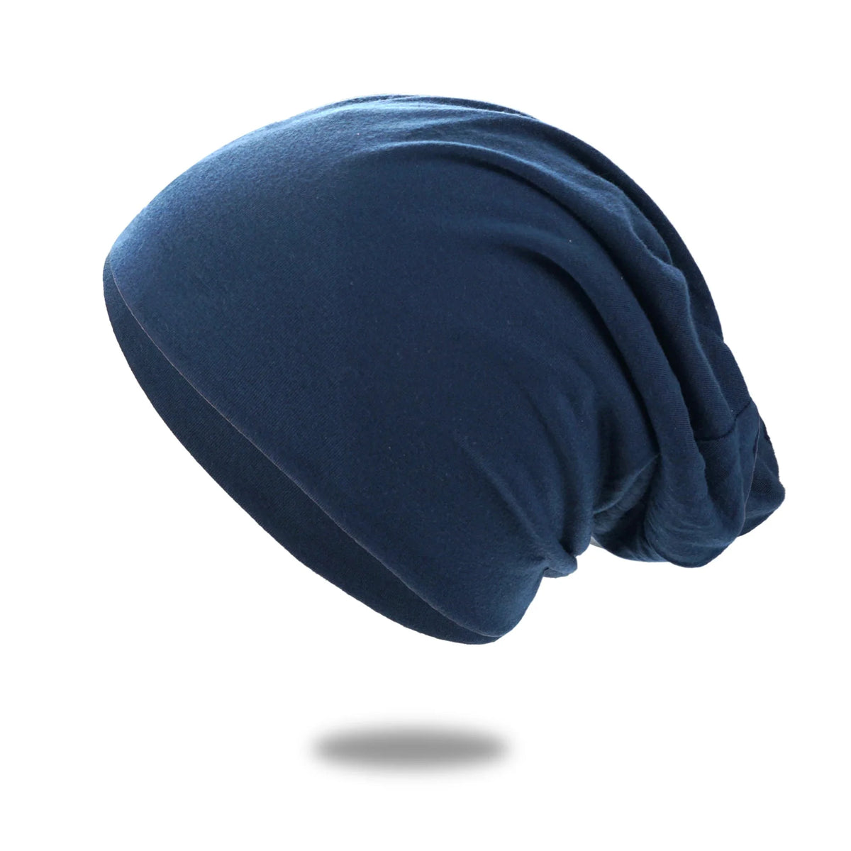 Slouch Beanie Cotton Blend Breathable Stretch Fit