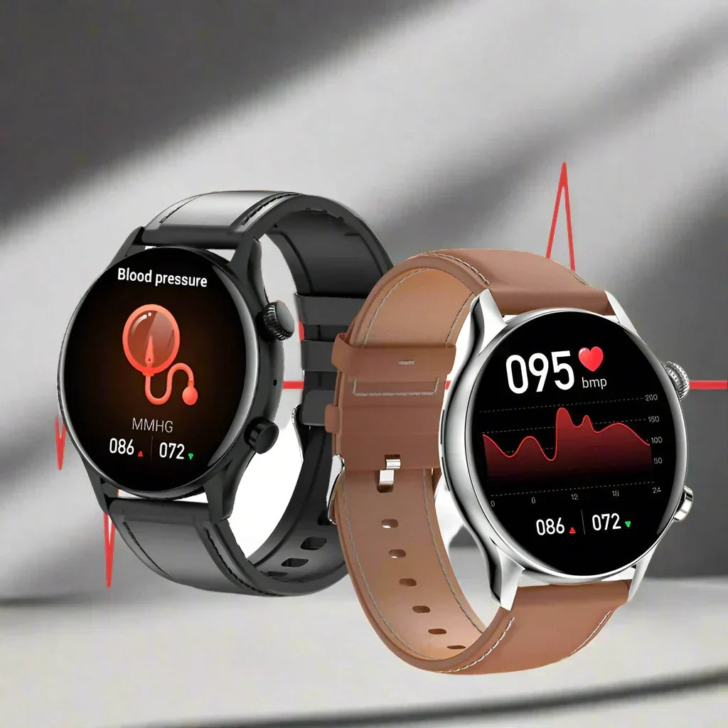 Smart Watch AMOLED Bluetooth Calling IP68 Water-Resistant