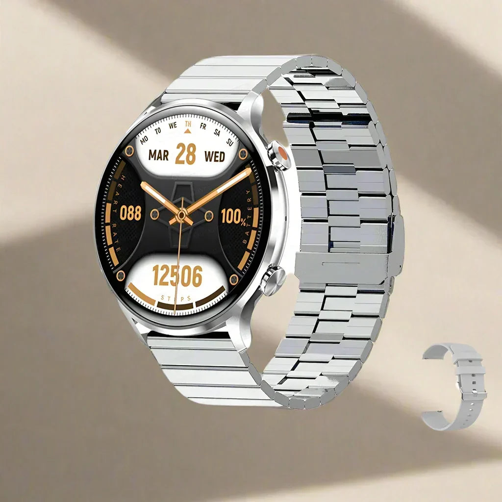 Smart Watch AMOLED Bluetooth Calling IP68 Water-Resistant