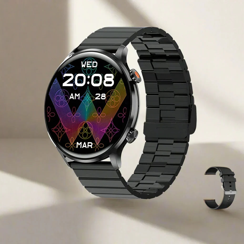 Smart Watch AMOLED Bluetooth Calling IP68 Water-Resistant