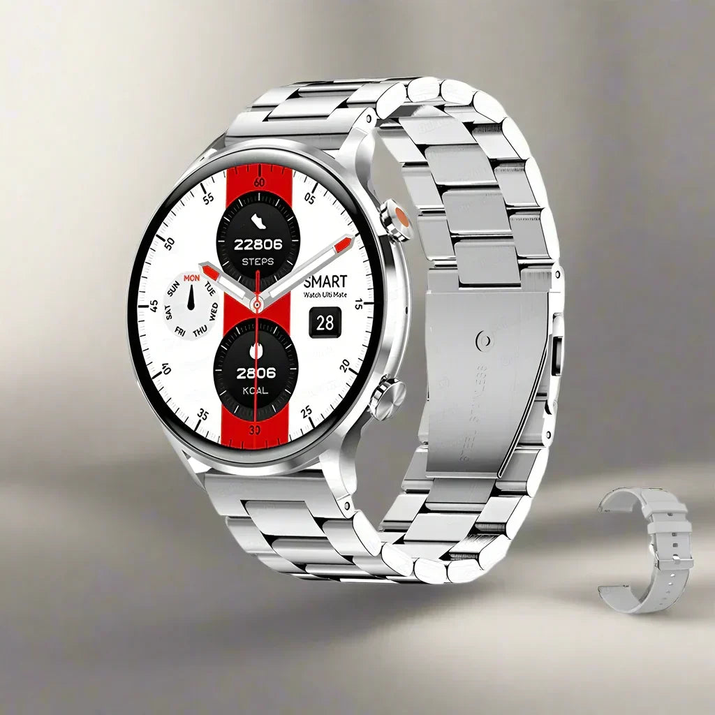 Smart Watch AMOLED Bluetooth Calling IP68 Water-Resistant