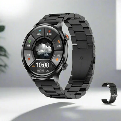 Smart Watch AMOLED Bluetooth Calling IP68 Water-Resistant