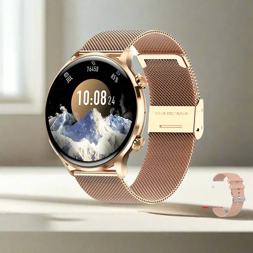 Smart Watch AMOLED Bluetooth Calling IP68 Water-Resistant