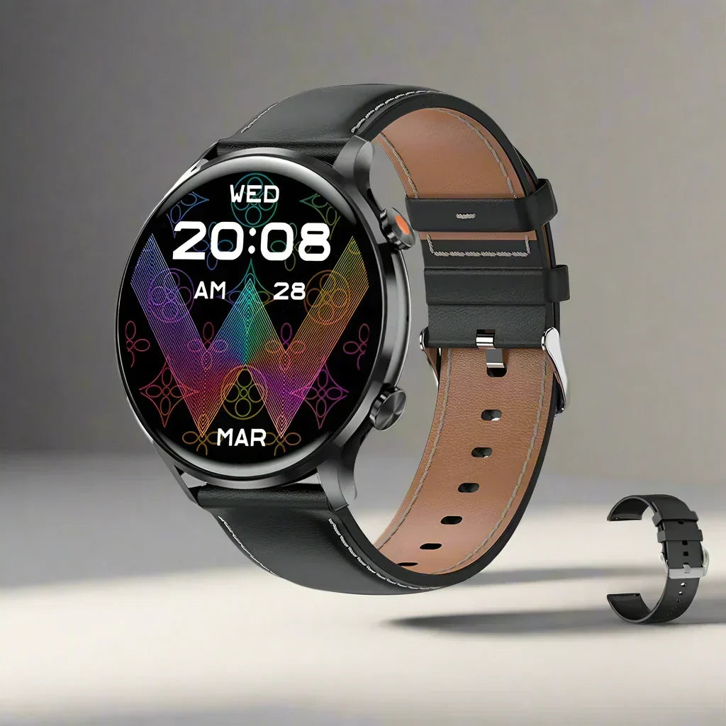 Smart Watch AMOLED Bluetooth Calling IP68 Water-Resistant