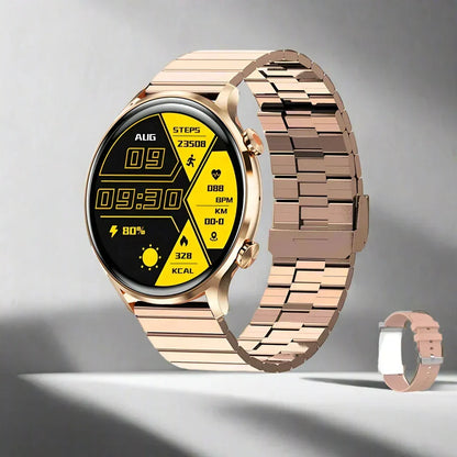 Smart Watch AMOLED Bluetooth Calling IP68 Water-Resistant