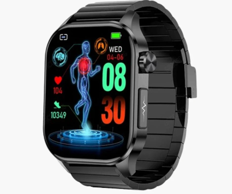 Smart Watch Laser Blood Sugar Tracking App Alerts