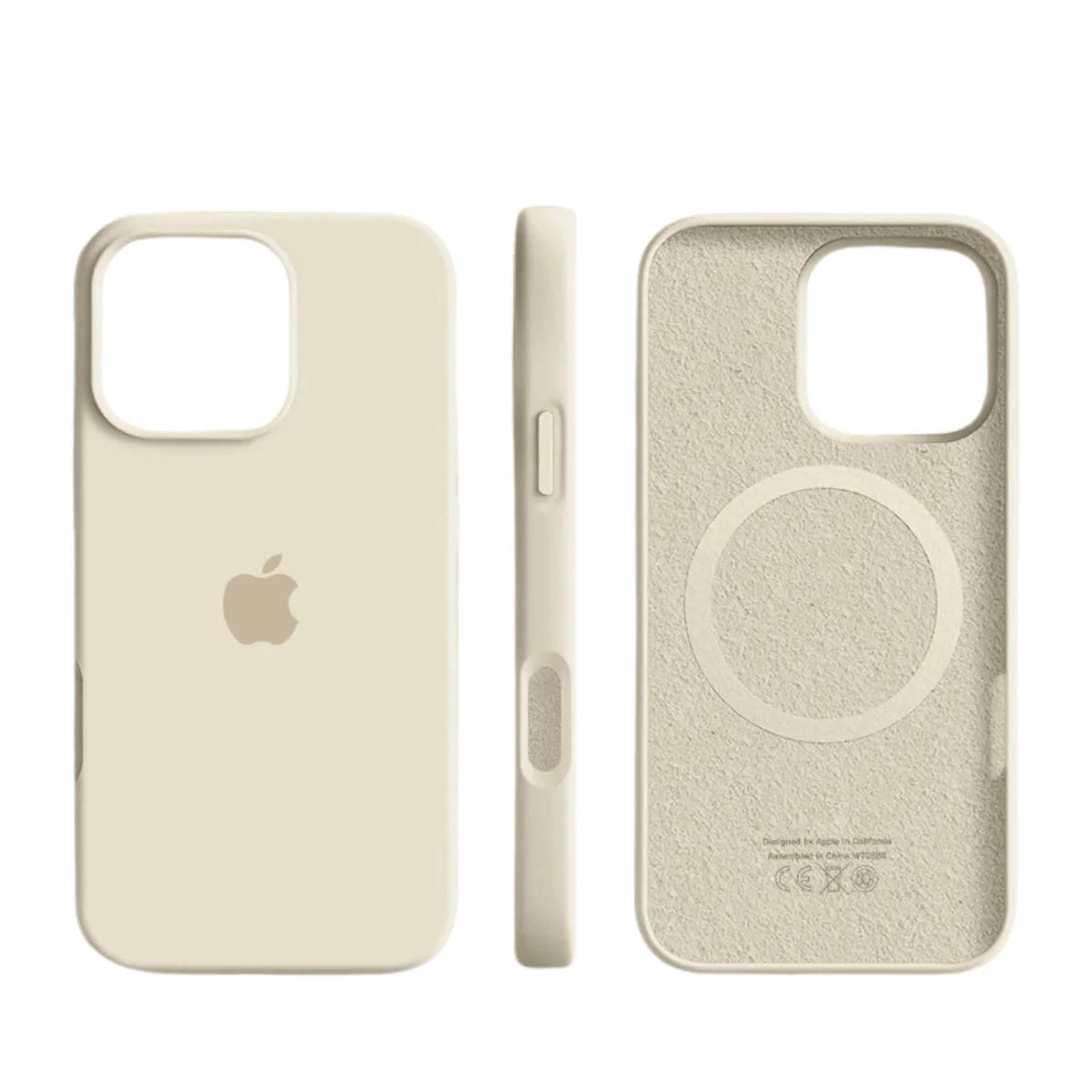 Smartphone Case Slim Silicone Magnetic Wireless Charging Shock-Absorbing Protection