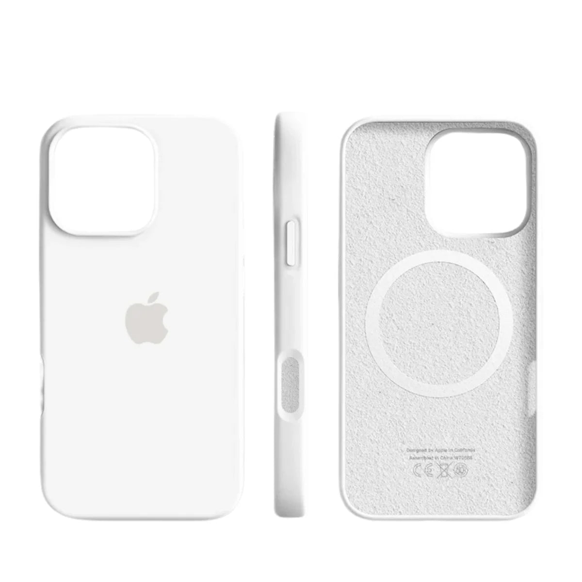Smartphone Case Slim Silicone Magnetic Wireless Charging Shock-Absorbing Protection