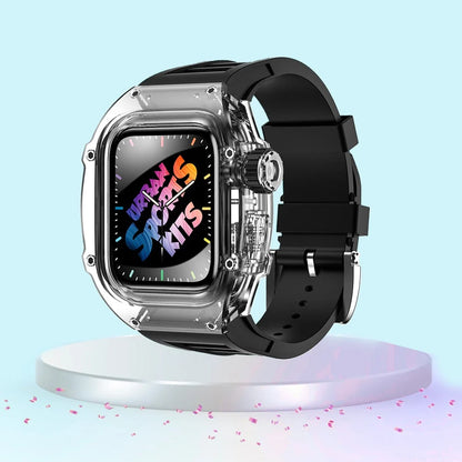 Smartwatch Case and Strap Set Transparent Polycarbonate Six Color Options