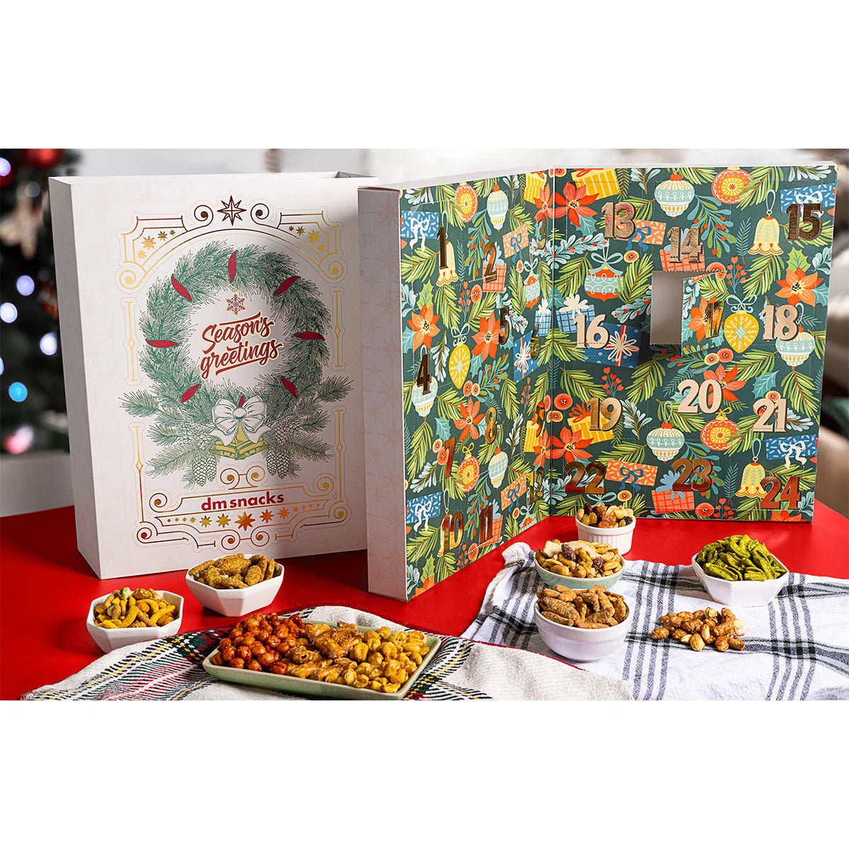 Snack Advent Calendar 24-Day Gourmet Nuts & Snacks