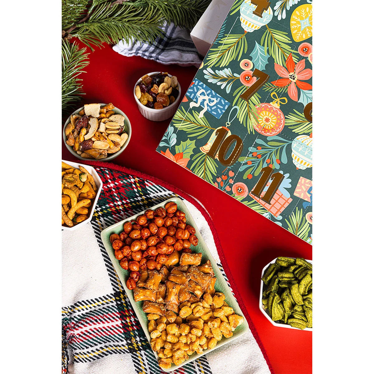 Snack Advent Calendar 24-Day Gourmet Nuts & Snacks