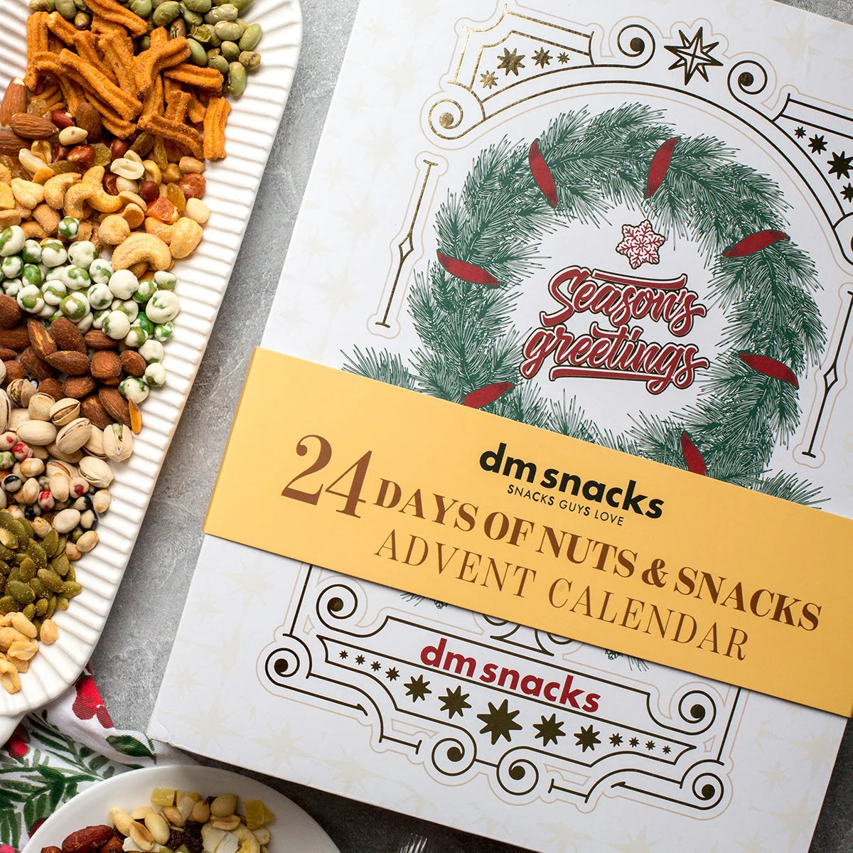 Snack Advent Calendar 24-Day Gourmet Nuts & Snacks