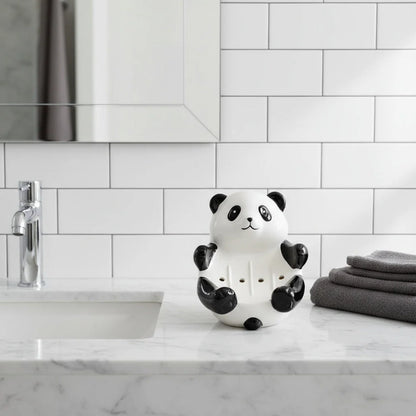 Soap Dispenser Ceramic Panda Design for Soap, Lotion & Sanitizer