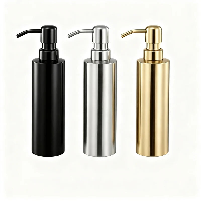 Soap Dispenser Stainless Steel Press Pump Easy-Clean Surface