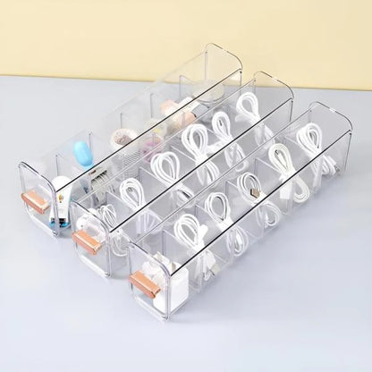 Sock & Underwear Organizer Flexible Compartments Space-Saving Design
