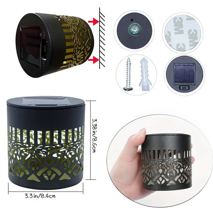 Solar Garden Light Pattern Projection Automatic Dusk-to-Dawn Sensor