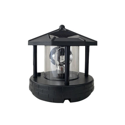 Solar Garden Light Rotating Lighthouse Design Automatic Dusk Lighting